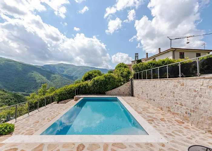 ヴィラ - Casale Con Piscina E Splendida Vista